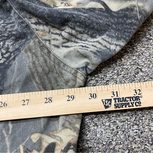 Woolrich Shirt 2XL Realtree Hardwoods Camo 20-200 Flannel Button Hunting - Picture 5 of 7